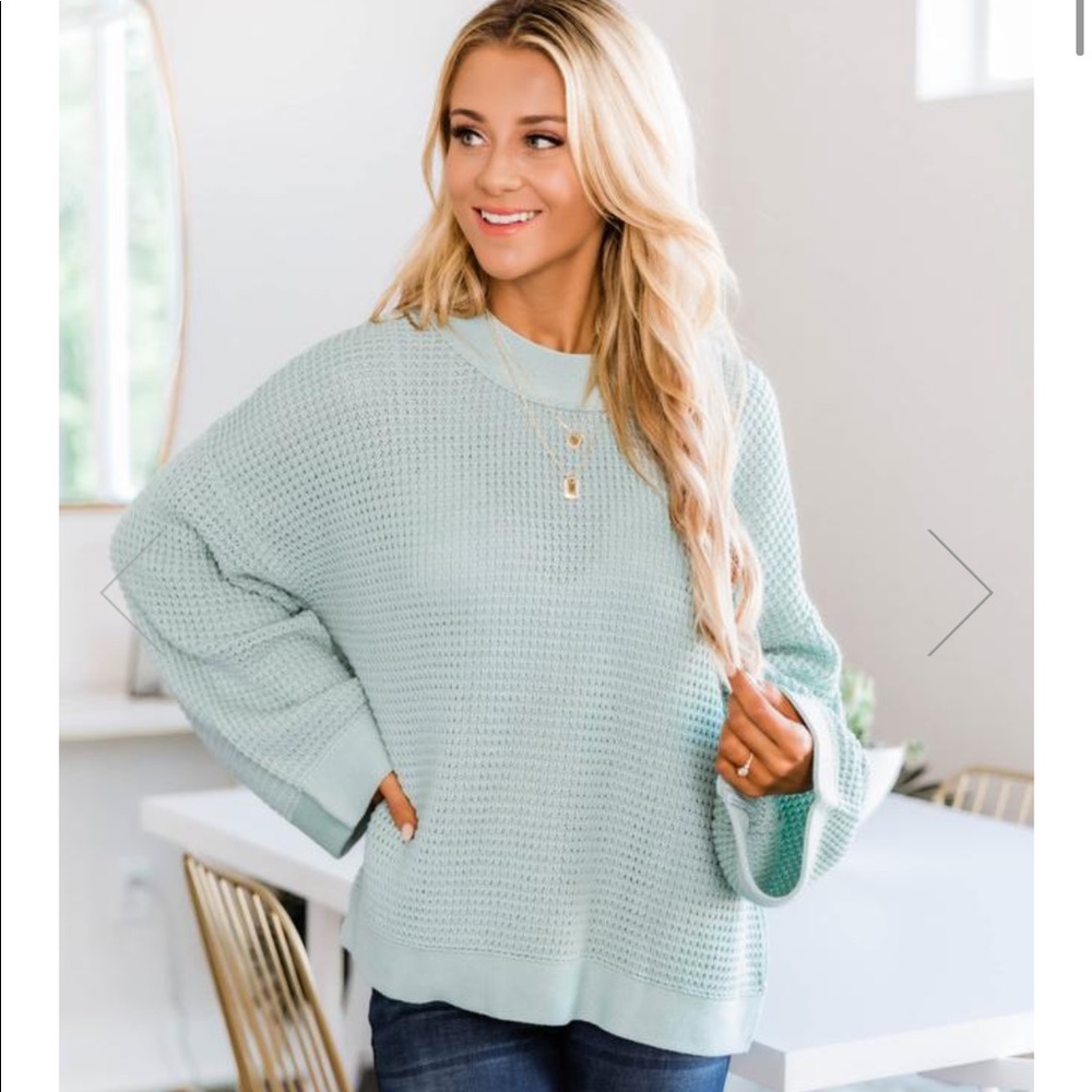 Blue sweater